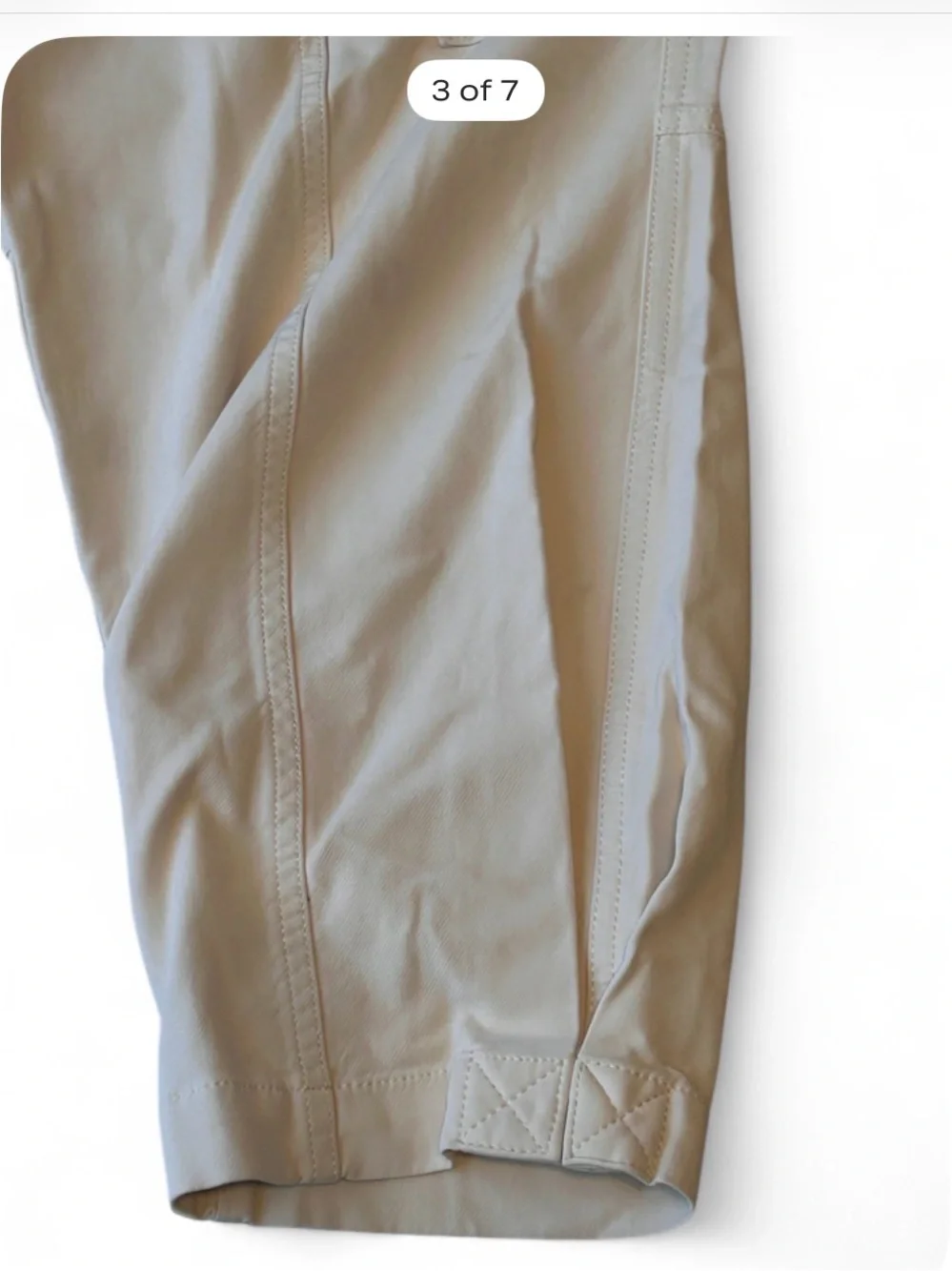 Banana Republic Light Beige Cargo Capri Pants 14-XL